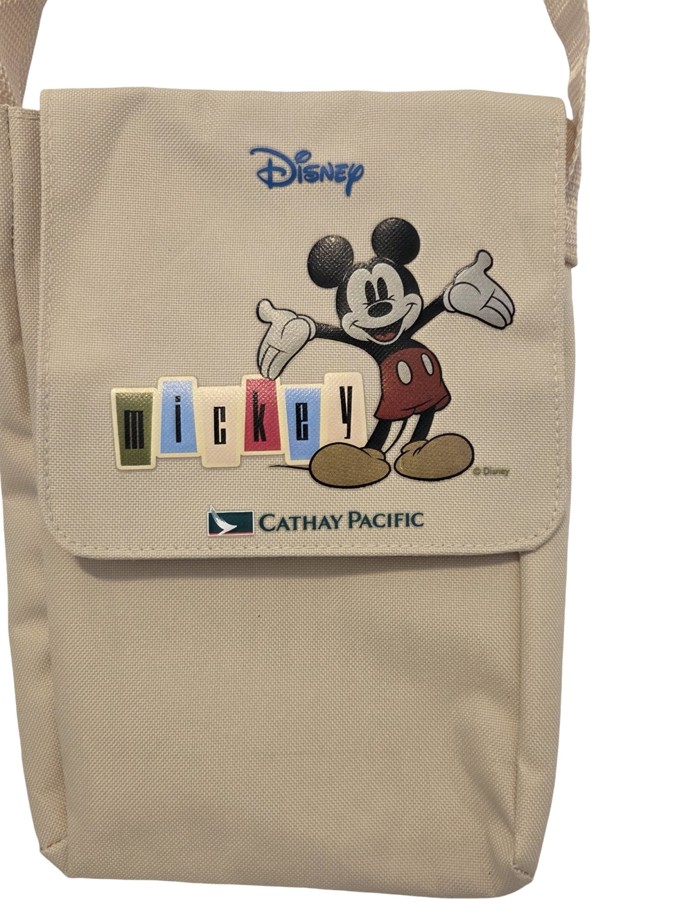 Disney Mickey Beige Kids Messenger Bag